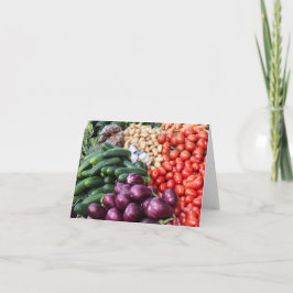 Eggplant Cucumbers Tomaten/Paradeiser Pflanzkartof Karte
