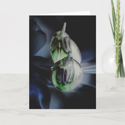 "Eggplant" digital veränderte Eggpflanzen noch am Karte (Vorderseite)