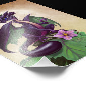 Eggplant Dragon 4x6 Print Fotodruck (Ecke)