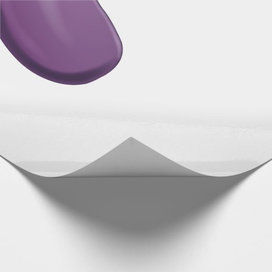 Eggplant - Emoji Geschenkpapier (Ecke)