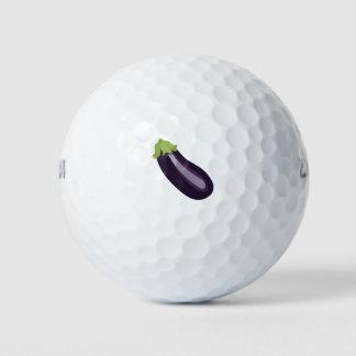 Eggplant Emoji Golfball
