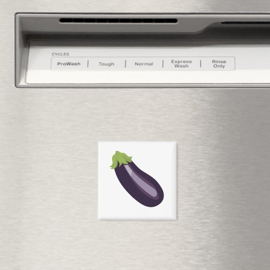 Eggplant Emoji Magnet (In Situ (Geschirrspüler))