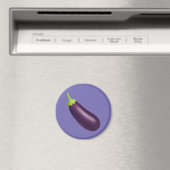 Eggplant Emoji Magnet (In Situ (Geschirrspüler))