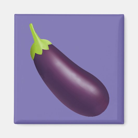 Eggplant Emoji Magnet (Vorne)
