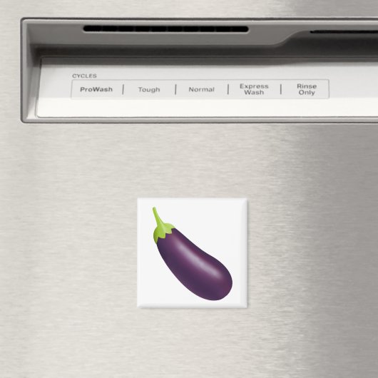 Eggplant Emoji Magnet (In Situ (Geschirrspüler))