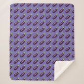 Eggplant Emoji Sherpadecke (Vorderseite)