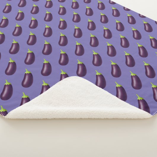 Eggplant Emoji Sherpadecke (3/4)