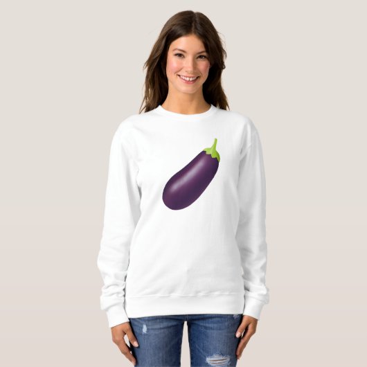 Eggplant Emoji Sweatshirt (Vorne ganz)