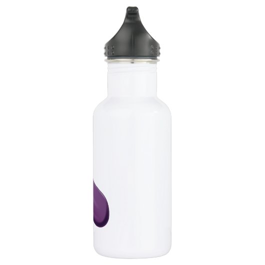 Eggplant - Emoji Trinkflasche (Rechts)