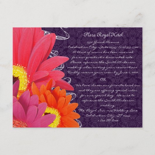 Eggplant Gerber Begleitkarte (Vorderseite)