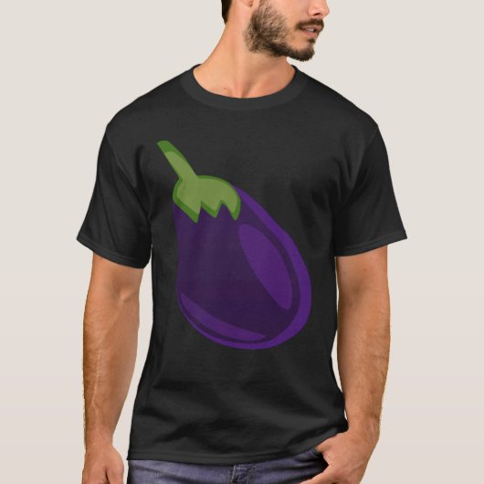 Eggplant Is Life Fun Graphic Vegetable 1 T-Shirt (Vorderseite)