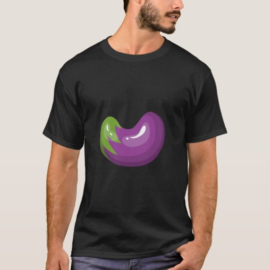 Eggplant Is Life Fun Graphic Vegetable T-Shirt (Vorderseite)