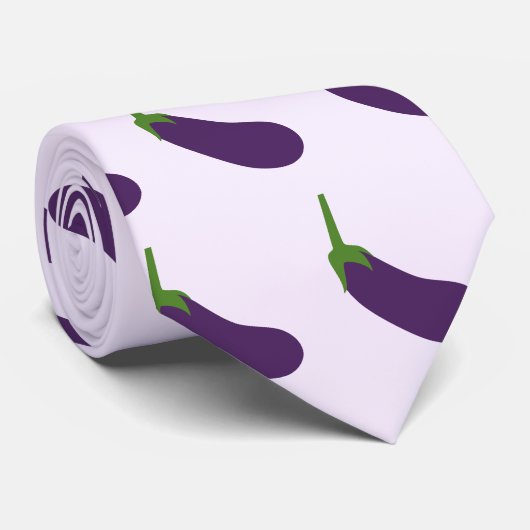 Eggplant Krawatte (Gerollt)