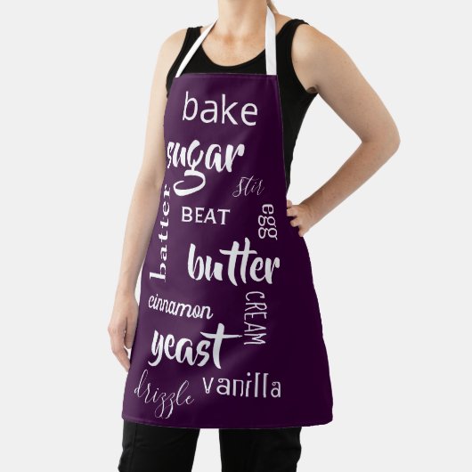 Eggplant Lila Backworte Schürze (InSitu)