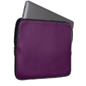 Eggplant Lila Classic Solid Schlicht Laptopschutzhülle (Vorne Rechts)