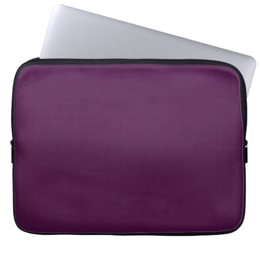 Eggplant Lila Classic Solid Schlicht Laptopschutzhülle (Vorderseite)