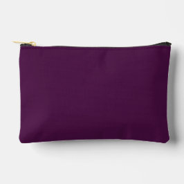 Eggplant Lila Classic Solid Schlicht Zubehörtasche