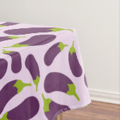 Eggplant Lila Pflanzenmuster Tischdecke (Beispiel)