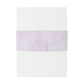 Eggplant Lila Plum lilac Lavender Wedding Einladungsbanderole (Rückseitenbeispiel)