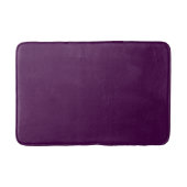 Eggplant Lila Solid Color Badematte (Vorderseite)