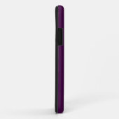 Eggplant Lila Solid Color Case-Mate iPhone Hülle (Hinten/Rechts)