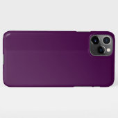 Eggplant Lila Solid Color iPhone Hülle (Rückseite (Horizontal))