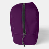 Eggplant Lila Solid Color Waschbeutel (Rechts)