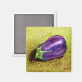 Eggplant Magnet (Vorderseite/Rückseite)