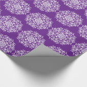 Eggplant Mandala Geschenkpapier (Ecke)