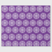 Eggplant Mandala Geschenkpapier (Flach)