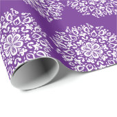 Eggplant Mandala Geschenkpapier (Rolleneckpunkt)