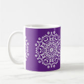 Eggplant Mandala Kaffeetasse (Links)