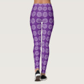 Eggplant Mandala Leggings (Rückseite)