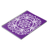 Eggplant Mandala Notizblock (Linke Seite)