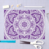 Eggplant Mandala Seidenpapier (Handwerk)