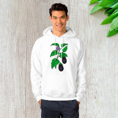 Eggplant Mens Hoodie