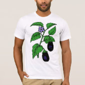 Eggplant Mens T - Shirt (Vorderseite)