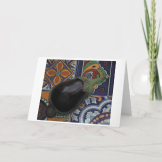 Eggplant on Tiles Karte
