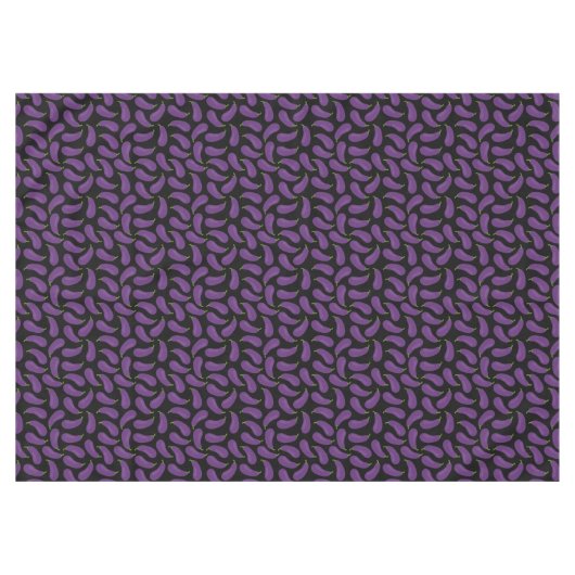 Eggplant Pattern Tablecloth Tischdecke (Vorderseite (Horizontal))