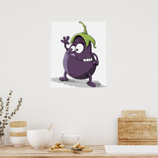 Eggplant Poster (Küche)