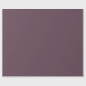 Eggplant Solid Color Geschenkpapier (Flach)
