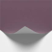 Eggplant Solid Color Geschenkpapier (Ecke)