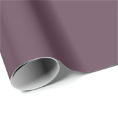 Eggplant Solid Color Geschenkpapier (Rolleneckpunkt)