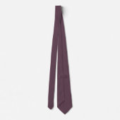 Eggplant Solid Color Krawatte (Rückseite)