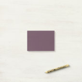 Eggplant Solid Color Post-it Klebezettel (Auf Schreibtisch)