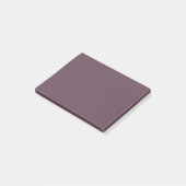 Eggplant Solid Color Post-it Klebezettel (angewinkelt)