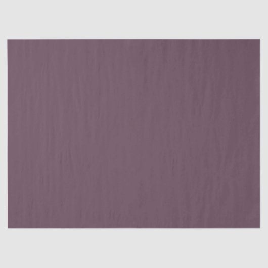 Eggplant Solid Color Seidenpapier (Vorderseite)