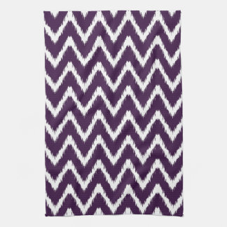 Eggplant Südliche Hütte Chevrons Küchentuch