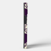 Eggplant Südliche Hütte Damask Case-Mate iPhone Hülle (Rückseite / Rechts)