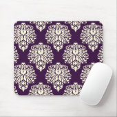 Eggplant Südliche Hütte Damask Mousepad (Mit Mouse)